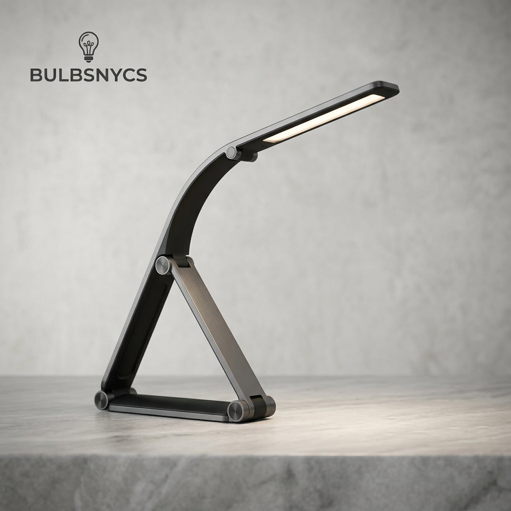 Bulbsnycs™ KineticTruss™ Tri-Axis Folding LED Desk Lamp