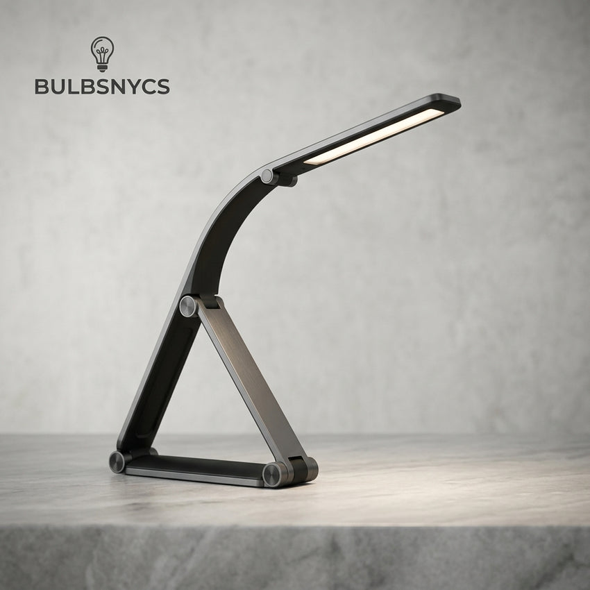 Bulbsnycs™ KineticTruss™ Tri-Axis Folding LED Desk Lamp