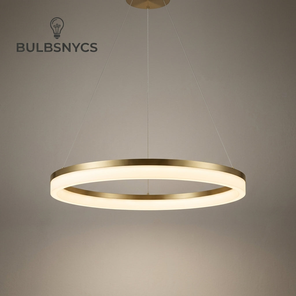 Bulbsnycs™ InfiniteHalo™ Architectural Seamless LED Ring Pendant