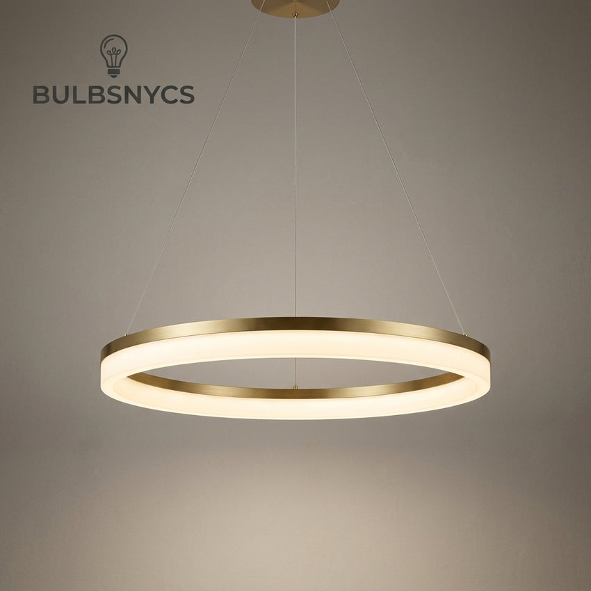 Bulbsnycs™ InfiniteHalo™ Architectural Seamless LED Ring Pendant